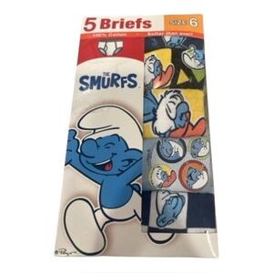 5-pack of Smurfs character-themed cotton briefs